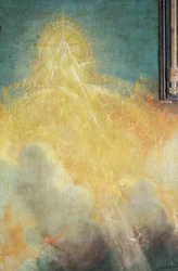 Gott der Vater vom Isenheimer Altar, Detail